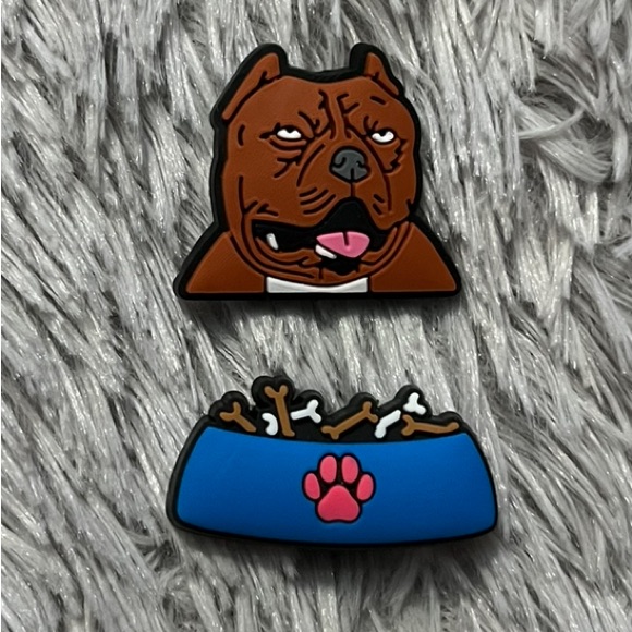 Dog Croc Charm Set
